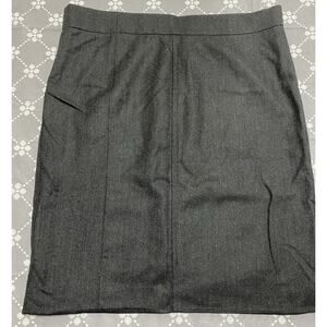 Akris Punto Black A-line Mid-length Skirt Sz 12 US Pencil Fit Dress Lined D39